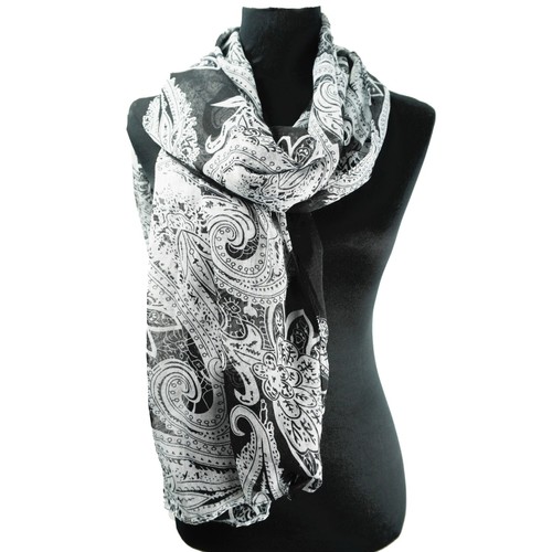 Damen schal halstuch schwarz - damen,