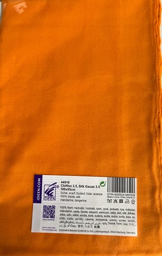 Seidenschal mandarine - seidenschal,