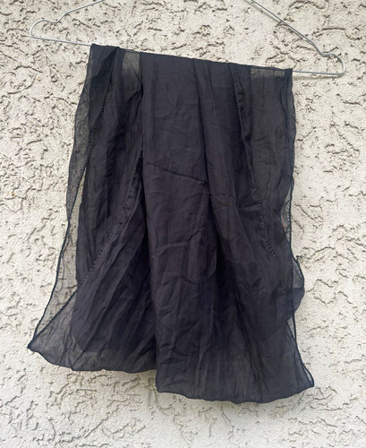 Damen schal tuch schwarz - schal/tuch,