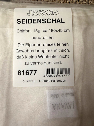 Javana damen seidenschal - javana,