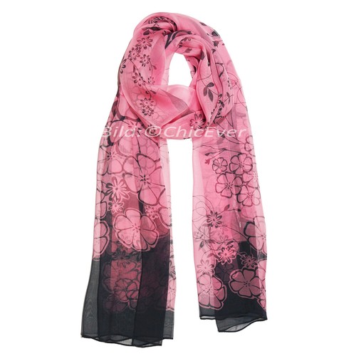 Chiffon schal 100 seide - chiffon, 100%seide