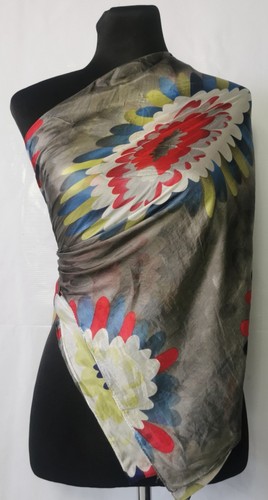 Vintage seidentuch silk scarf - seidentuch.,