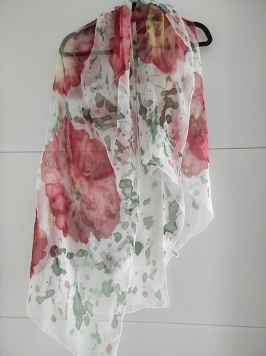 Seidenschal xxl chiffon - seidenschal,