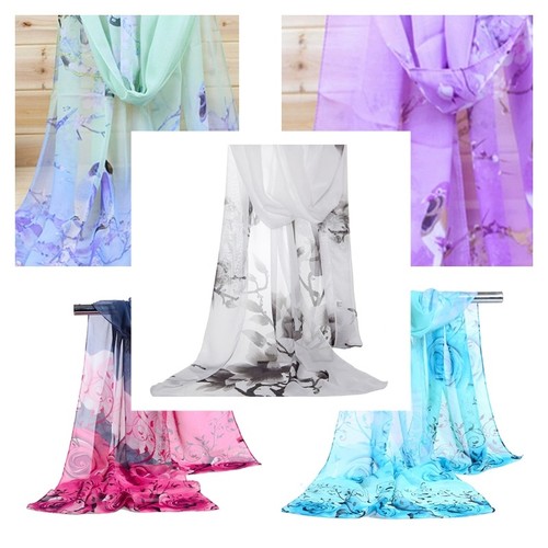 Chiffon schal stola - chiffon,