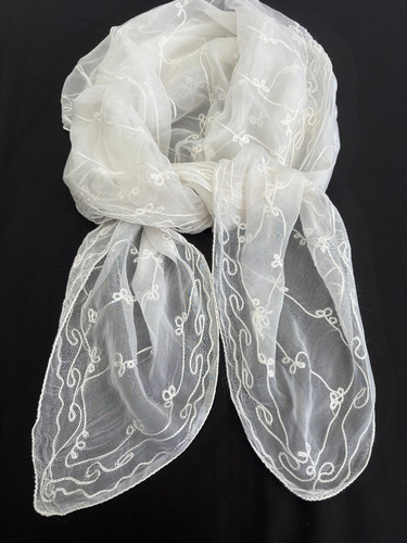 Vintage organza tuch - tuch, damen