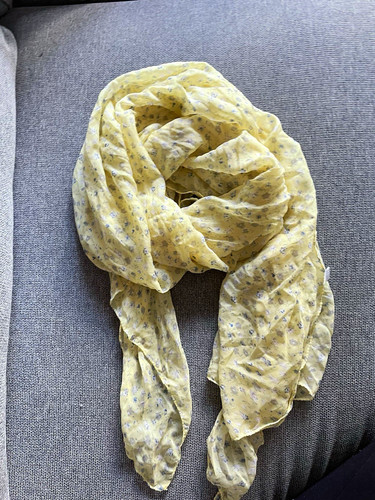 Damen schal tuch hellgelb - damen,